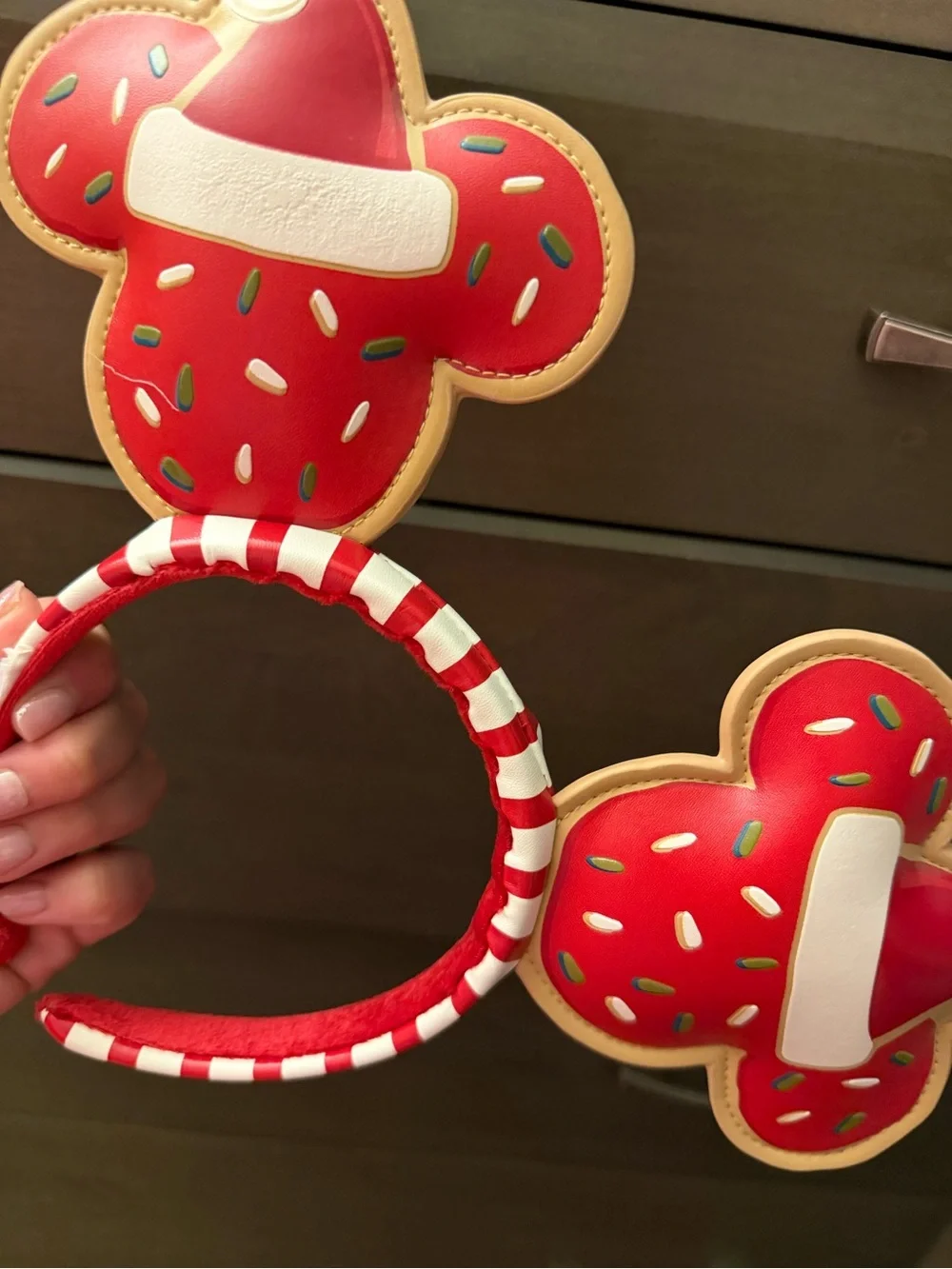 Disney Red Candy Sprinkle Mickey Ear Headband